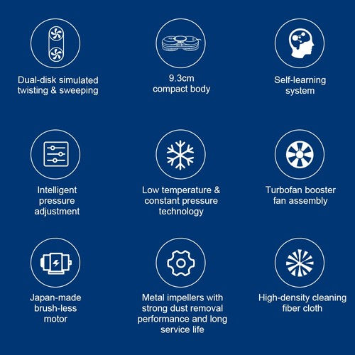 Liectroux YW610 aknapesurobot 2800 Pa Liectroux YW610 aknapesurobot 2800 Pa